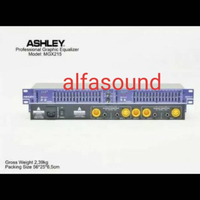 Equalizer Ashley MGX215 MGX 215 TERBAIK