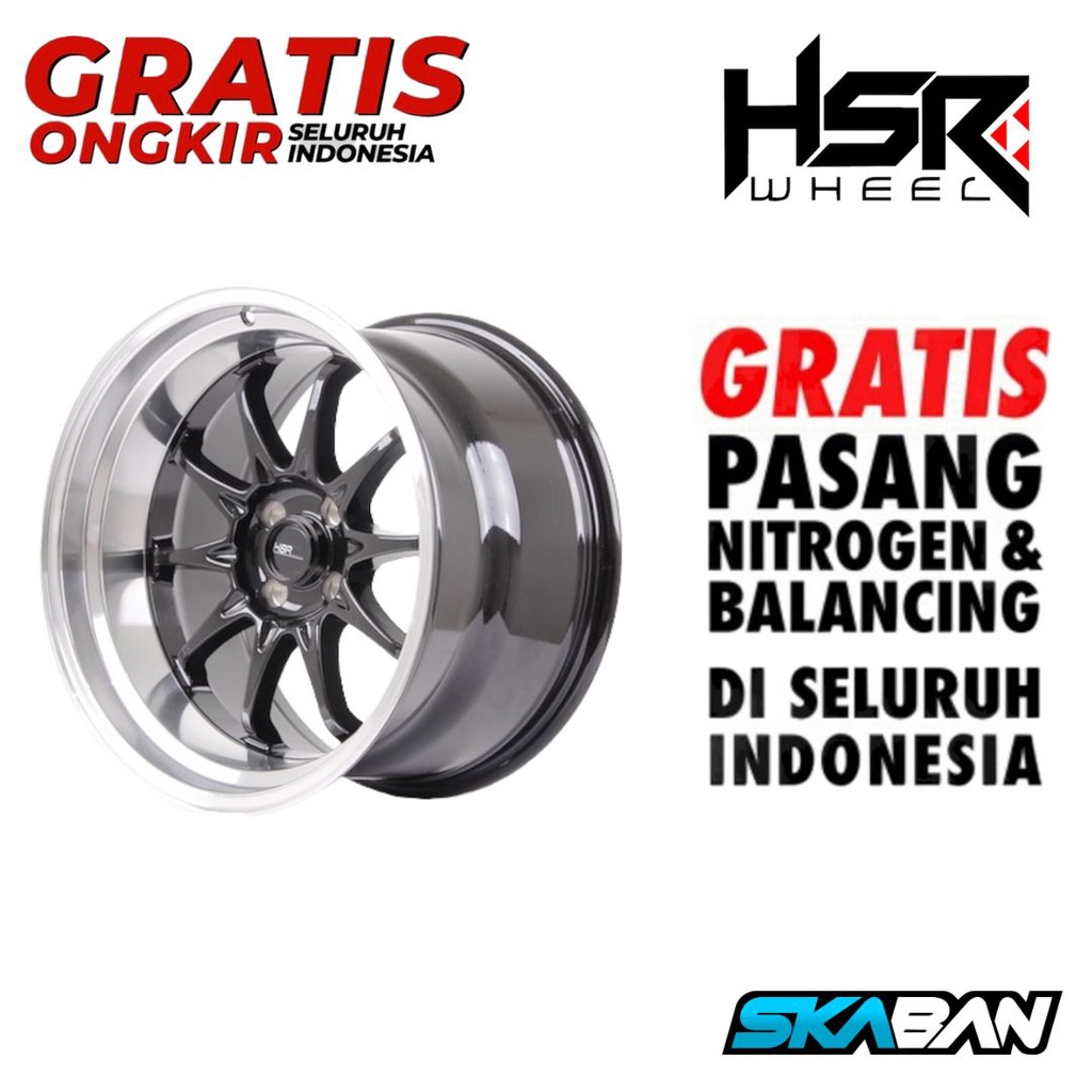 VELG MOBIL RING 17 HIROSHIMA 756 HSR R17X9/10 H4x100 ET30 BML