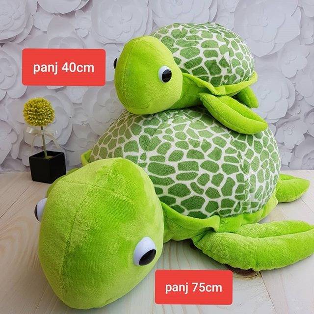 BONEKA SEA TURTLE / PENYU HIJAU JUMBO - 40 CM DAN 75 CM