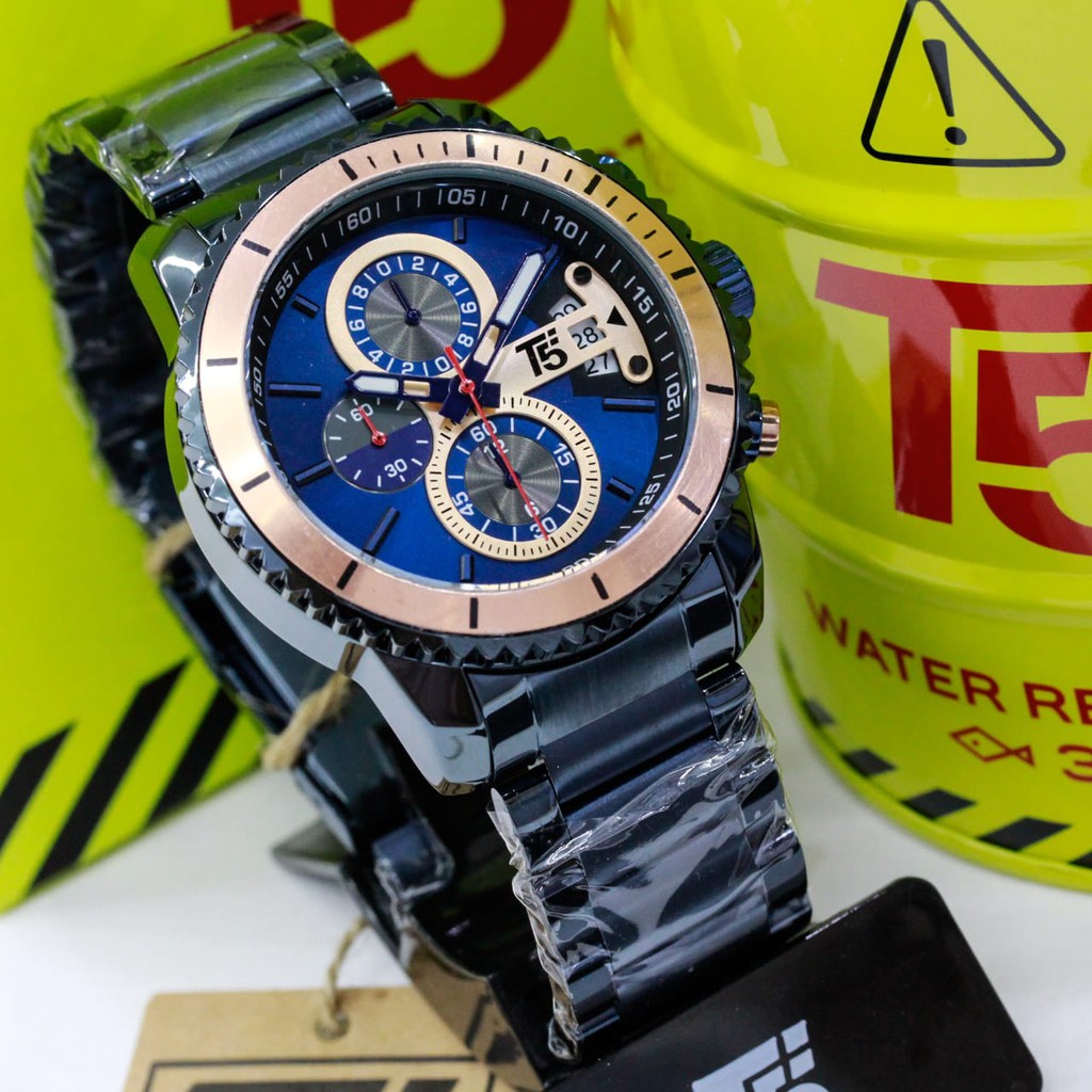 JAM TANGAN PRIA T5 H3826 CHRONOGRAPH ORIGINAL TAHAN AIR