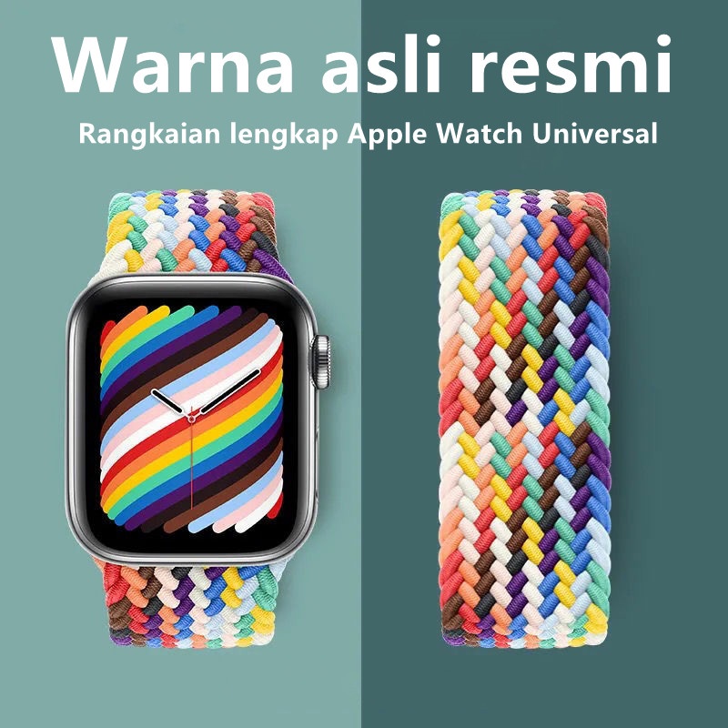 Tali✅Elastic Woven Nylon Strap for Watch Series 7 6 5 4 3 2 1 SE Watchband for iWatch 38/40/41/42/44/45mm