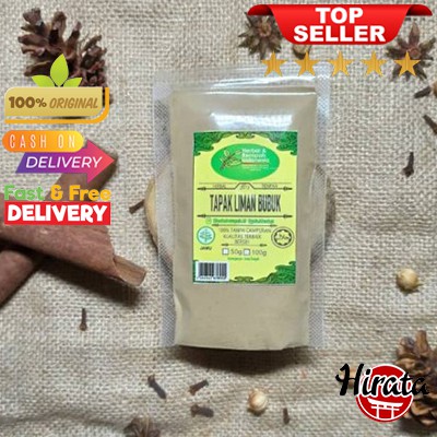 

50GRAM TAPAK LIMAN BUBUK OBAT HERBAL JAMU BUMBU DAPUR MASAK ALAMI REMPAH JSR BUBUK 50GRAM