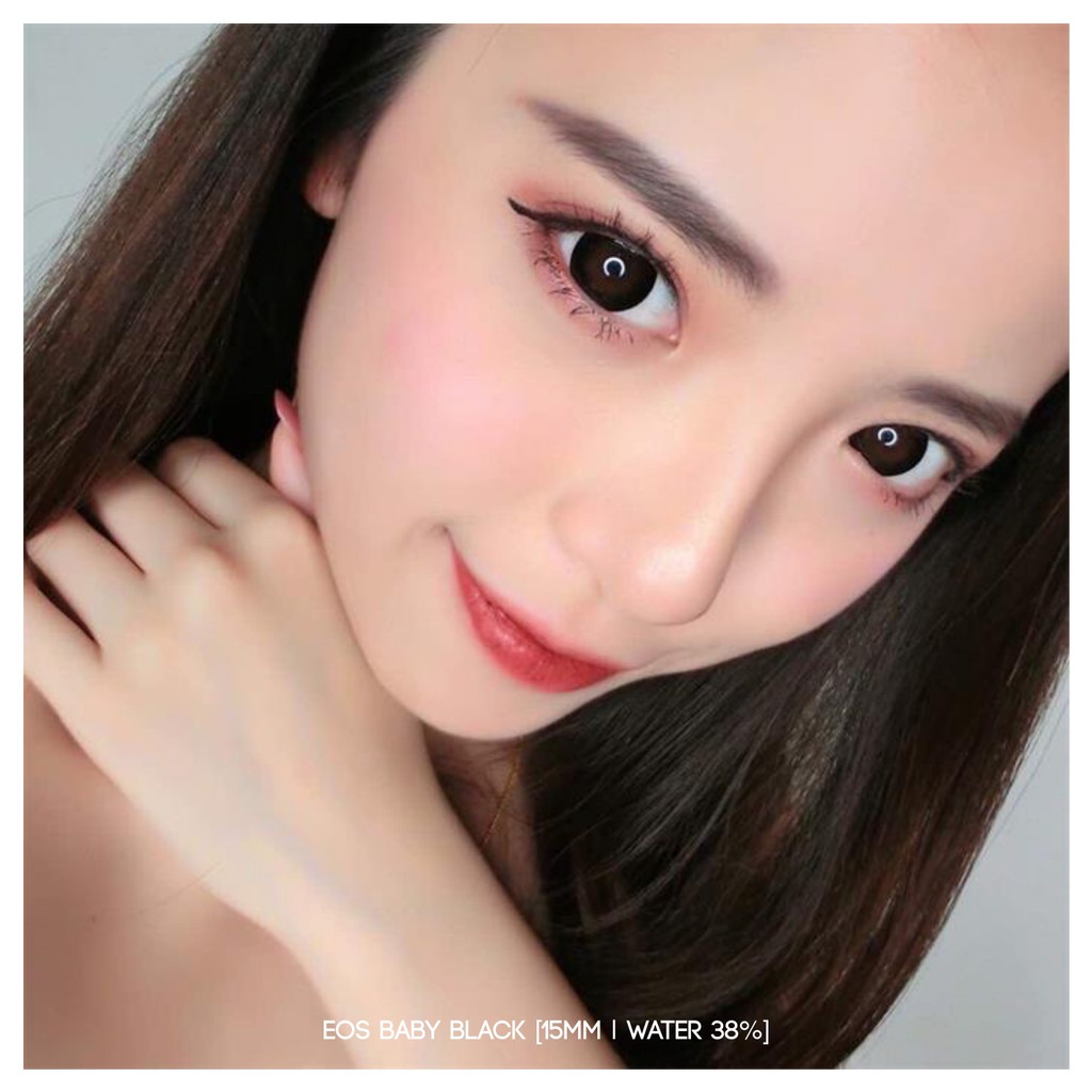 MIKHAYLOVESHOP Softlens Baby Black [15mm] | EOS