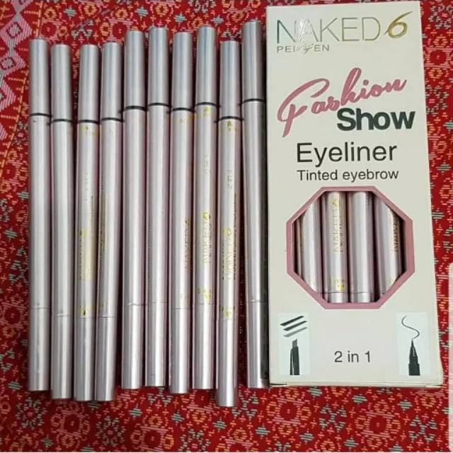 EYELINER &amp; EYEBROW NAKED6 2in1 WATERPROOF