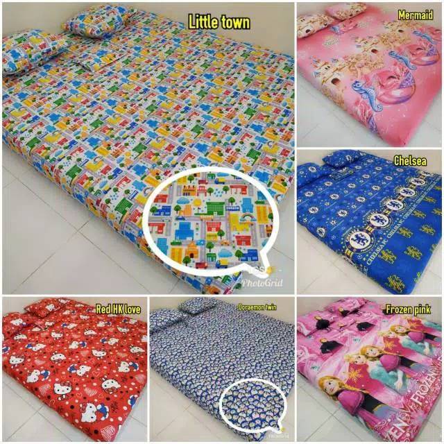 GROSIR SPREI ANAK 160X200 Motif Karakter Random
