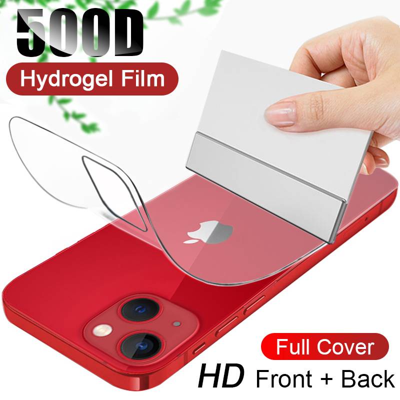 500D Full Cover Hydrogel Film For iPhone 13 Pro Max Mini 13Pro Max Screen Protector Not Glass