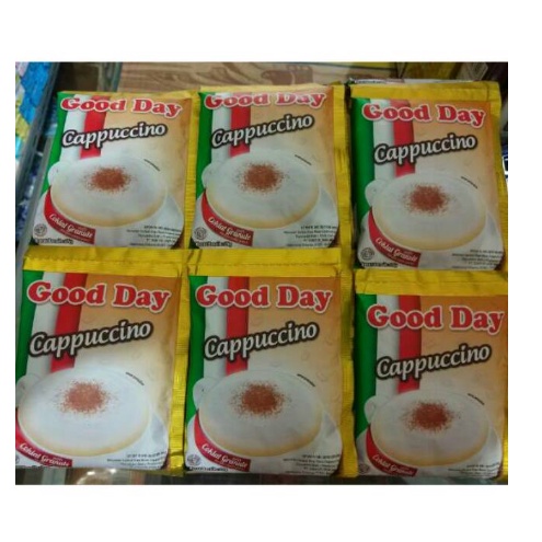 GOOD DAY CAPUCCINO / 1 RENCENG ISI 10 PCS