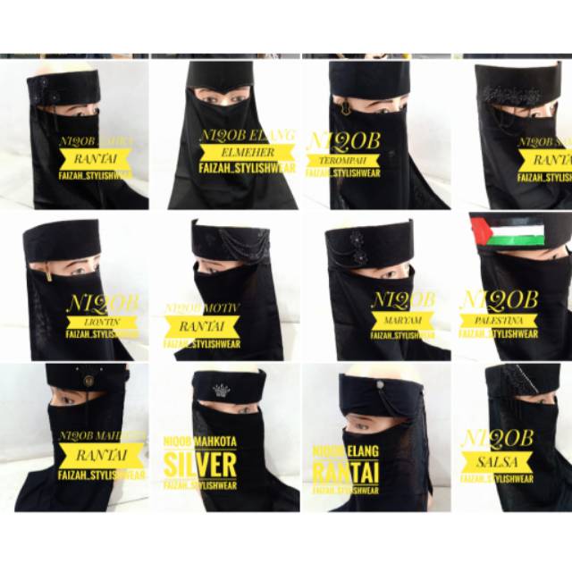 NIQAB BANDANA/CADAR MURAH/CADAR NIQAB