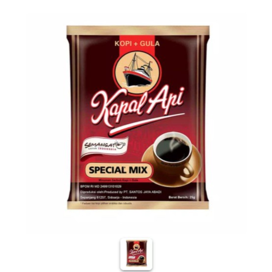 

Kapal Api Kopi Special Mix Renceng 10 x 24 gr