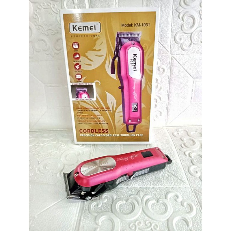 Alat Cukur Rambut KM-1031 Hair Clipper Cordless Precision 1031