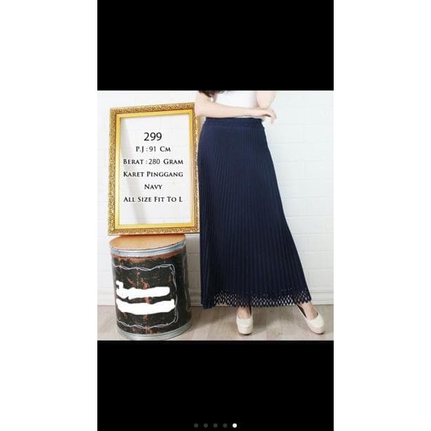FASHION ROK PLISKET LASER JANAE STORE