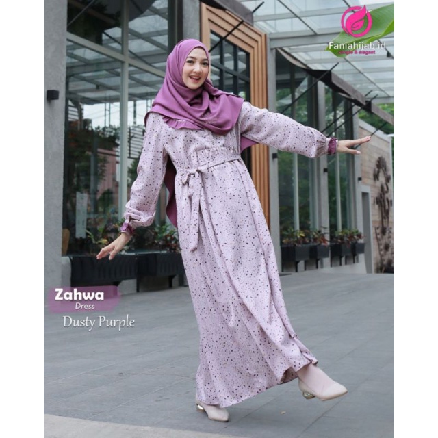 ZAHWA DAN ZAINI DRESS by fania hijab GRADE B / rijek diskon 20%