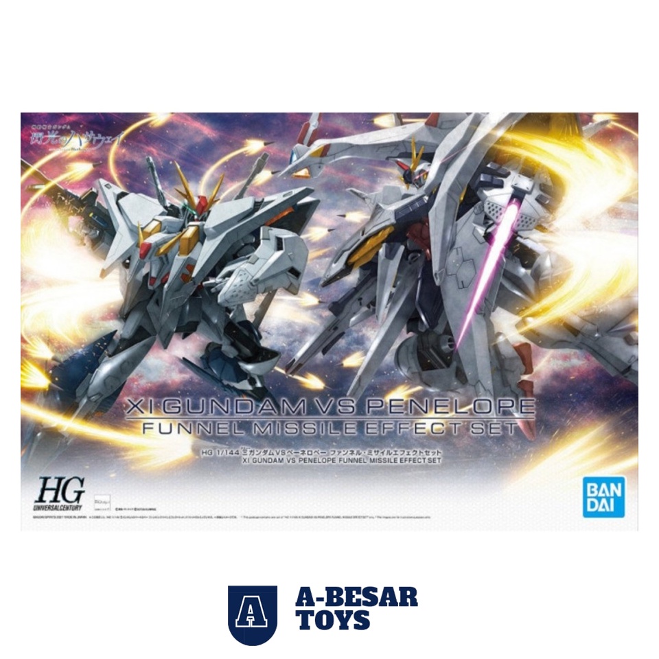 HG 1/44 HGUC Xi Gundam VS Penelope Funnel Missile Effect Set Bandai