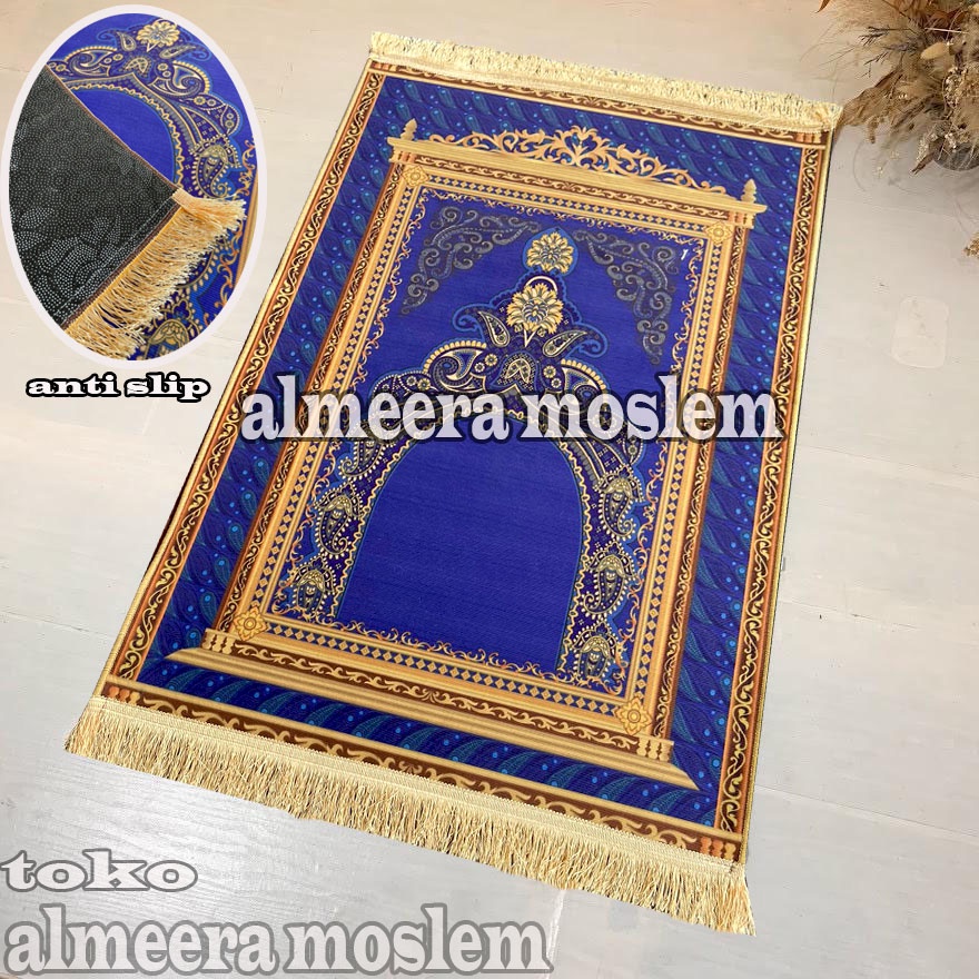 Sajadah Turky Dewasa Tebal Empuk Anti Slip Super Premium Sejadah Turki Perlengkapan Shalat Pakaian Muslim By Almeera.Moslem