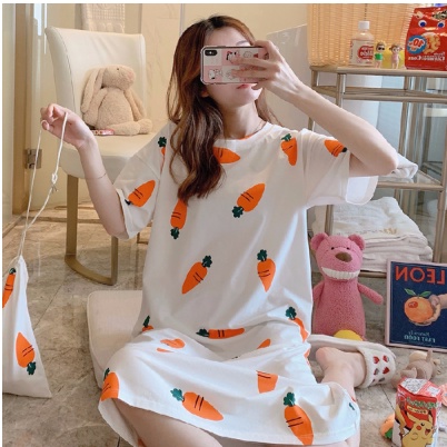 Blackpink Daster Wanita Import All Size / Baju Tidur Lucu Wanita Dewasa Import Premium 4001