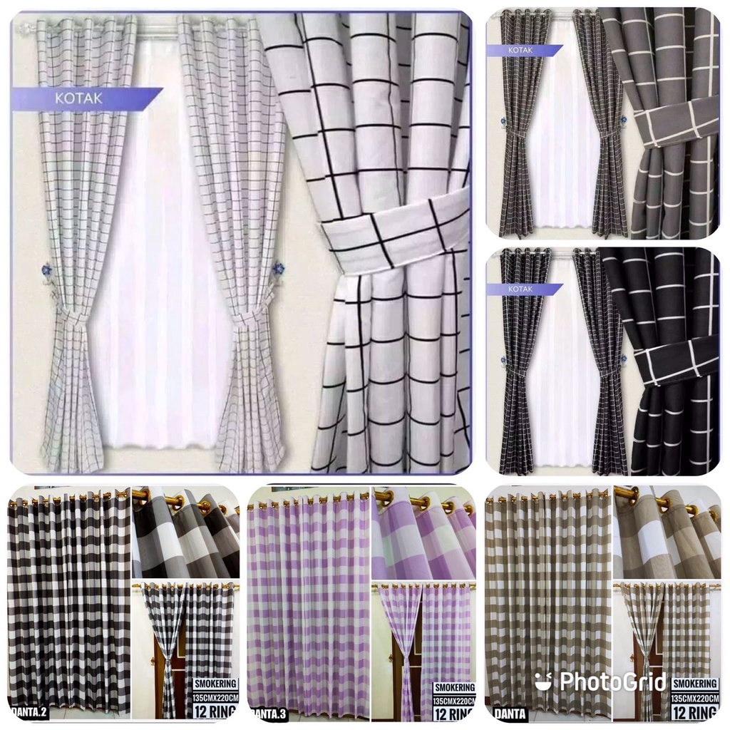 NEW MOTIF GORDEN SMOKRING GORDEN JENDELA GORDEN PINTU MOTIF KOTAK KOTAK