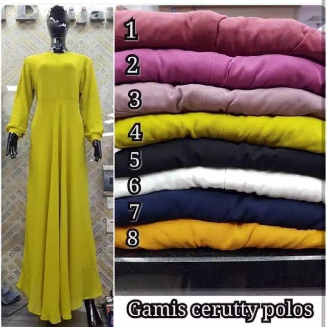 Gamis ceruti polos