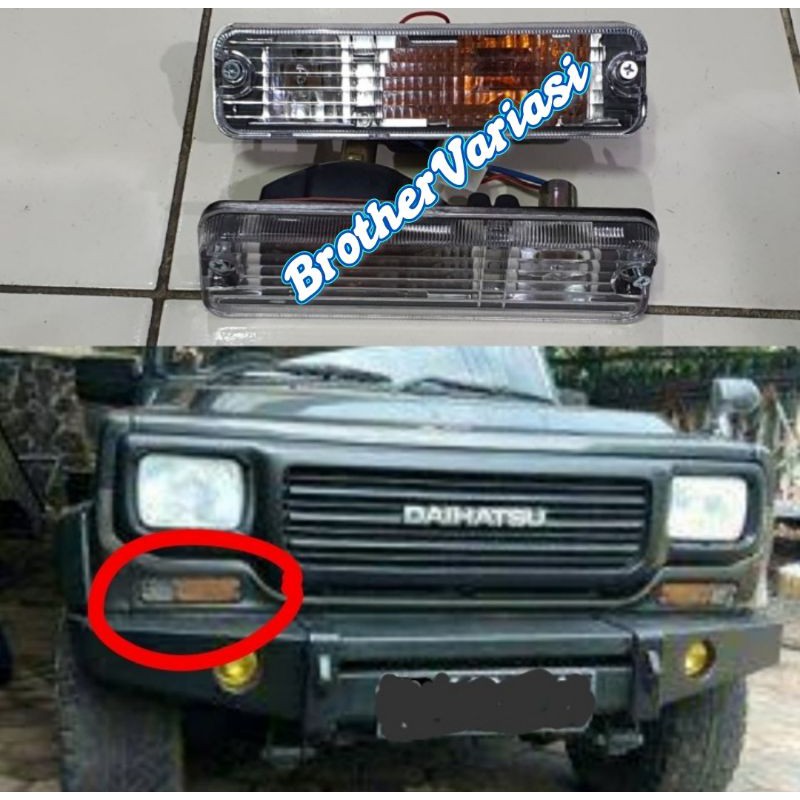 Lampu Sen Bumper Depan Kristal Daihatsu Feroza