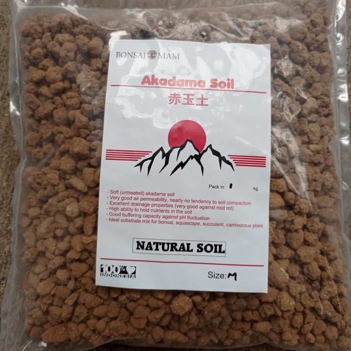 Akadama media tanaman 1kg
