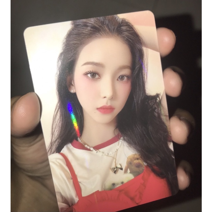 PC SG22 KARINA OFFICIAL PHOTOCARD SGS SELCA SG KARINA BAJU MERAH AESPA