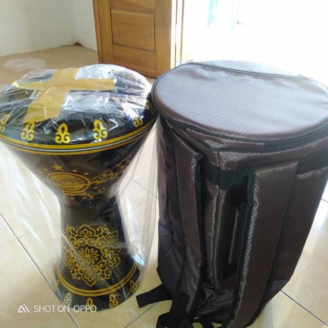 Darbuka motif NU 9 in mika pb hitam
