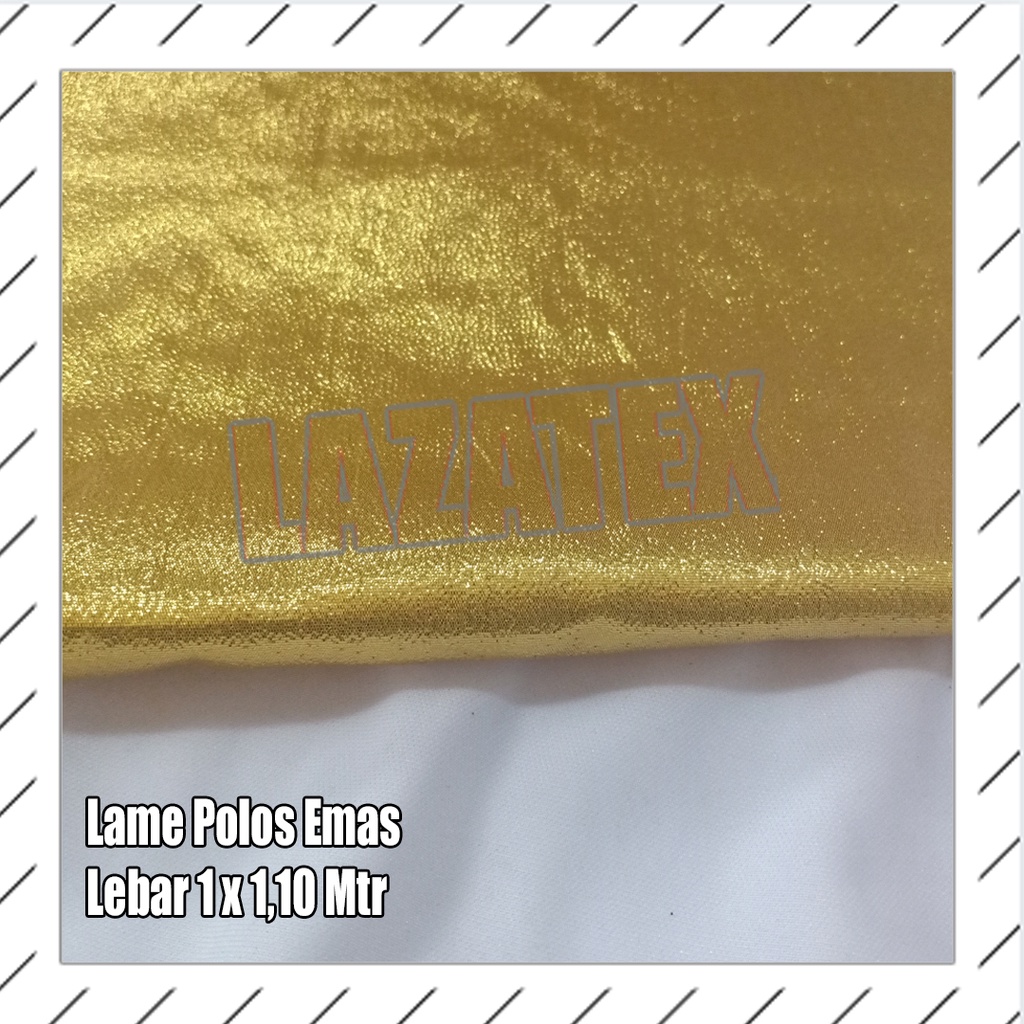 Kain Lame polos India rokok emas & perak