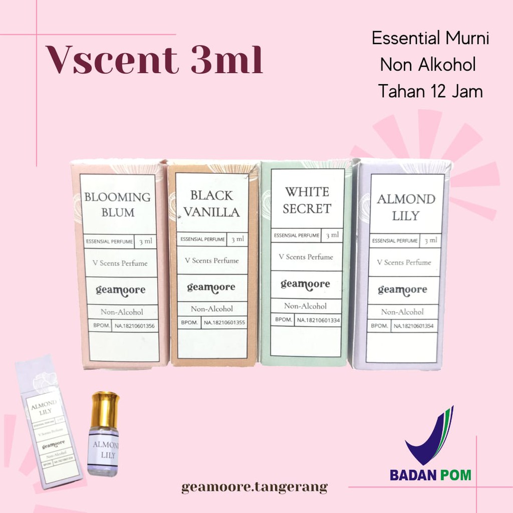 (BPOM) VSCENT PERFUME BY GEAMOORE