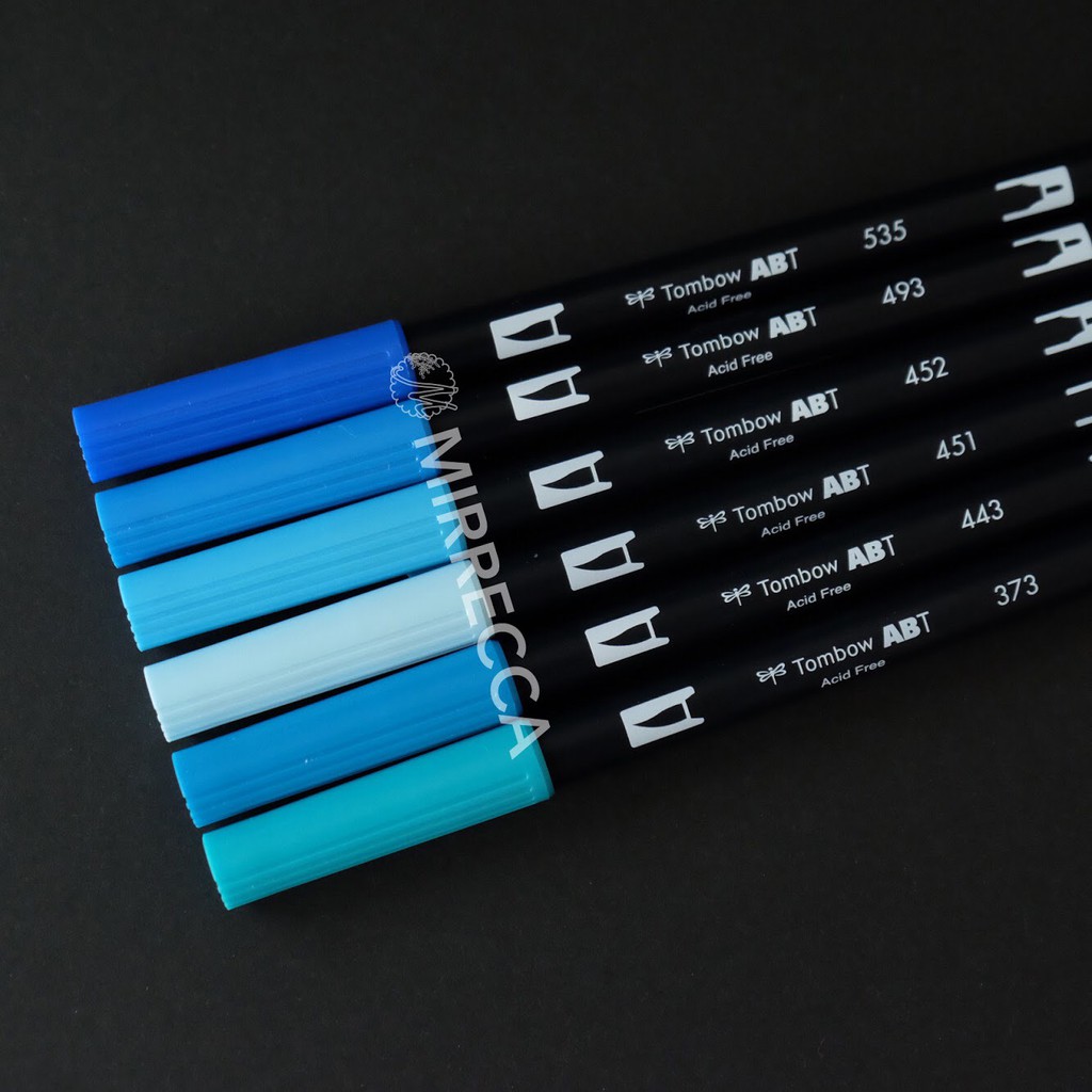 

TOMBOW ABT DUAL BRUSH PEN (SHADES OF BLUE)