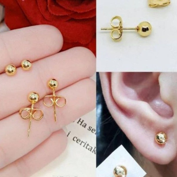 Anting Xuping Pentol Gold Terlaris AT212