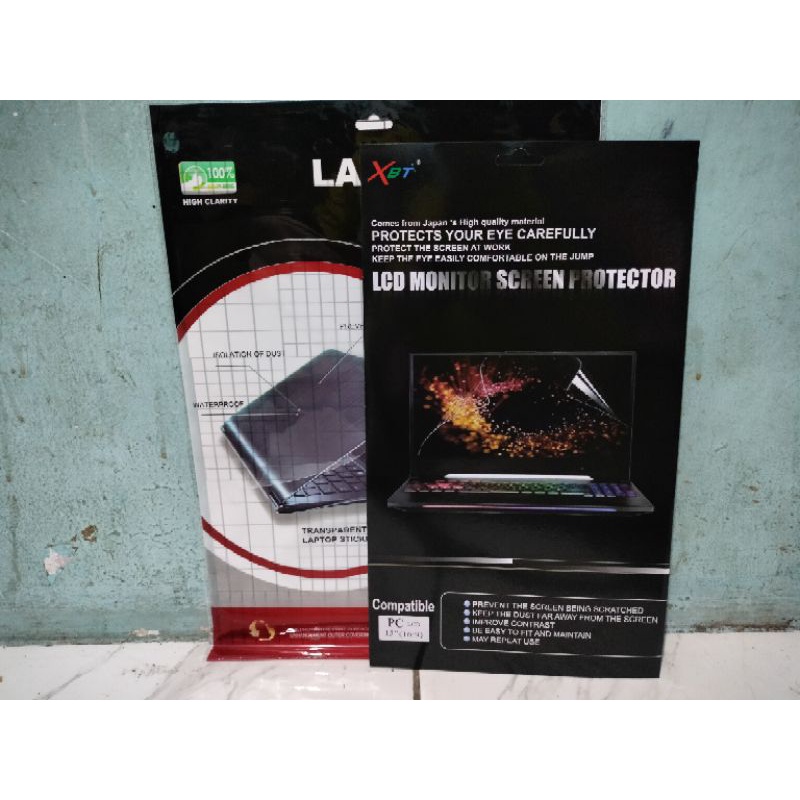 PAKET 2in1 ANTI GORES NOTEBOOK 15 INCH, Pelindung Body