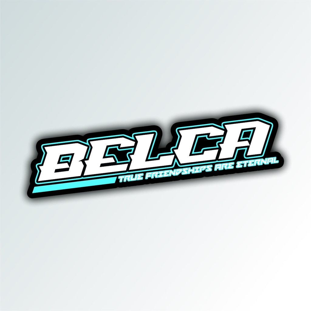 

Sticker Vinyl Julukan STJ Belca by BSJ Laminasi DOFF dan Cutting Laser