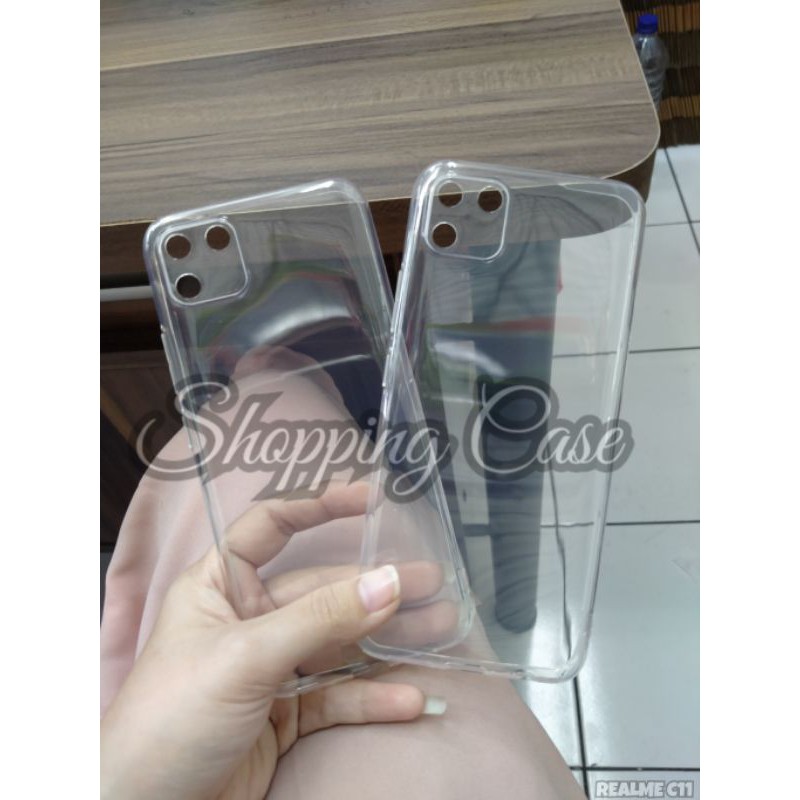 REALME C11 JELLY CASE SOFTCASE TPU SILIKON ULTRA THIN PELINDUNG KAMERA CASE BENING