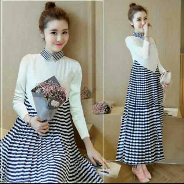 FWG - DRESS MAXI MICHIE / MAXY SALUR WANITA TERBARU / DRESS WANITA / LONGDRESS