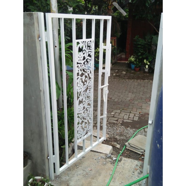 Jual pintu pagar besi minimalis modern | Shopee Indonesia