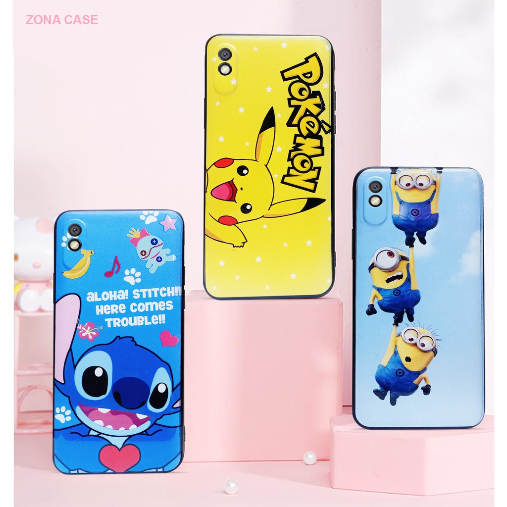 Case Nana Realme C2 C25 C11 C17 C12 C15 - A21S A52 J2 Prime