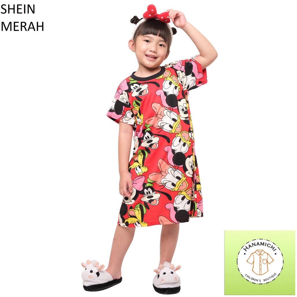 Hanamichi SHEIN Dress Anak Lengan Pendek