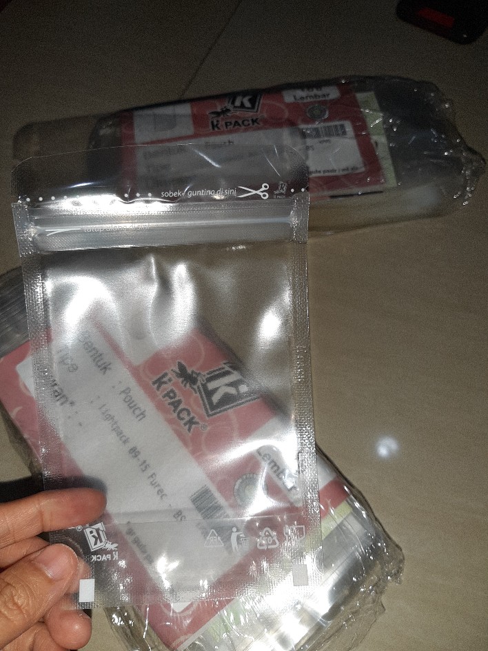 Standing Pouch Light Pack (full Transparan) 9x15cm 100gr Termurah