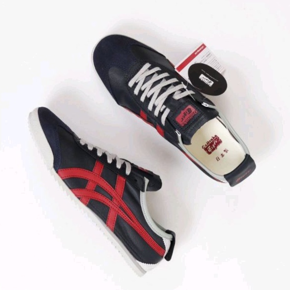 Onitsuka Tiger Mexico 66 Navy Red Ori Leather Japan