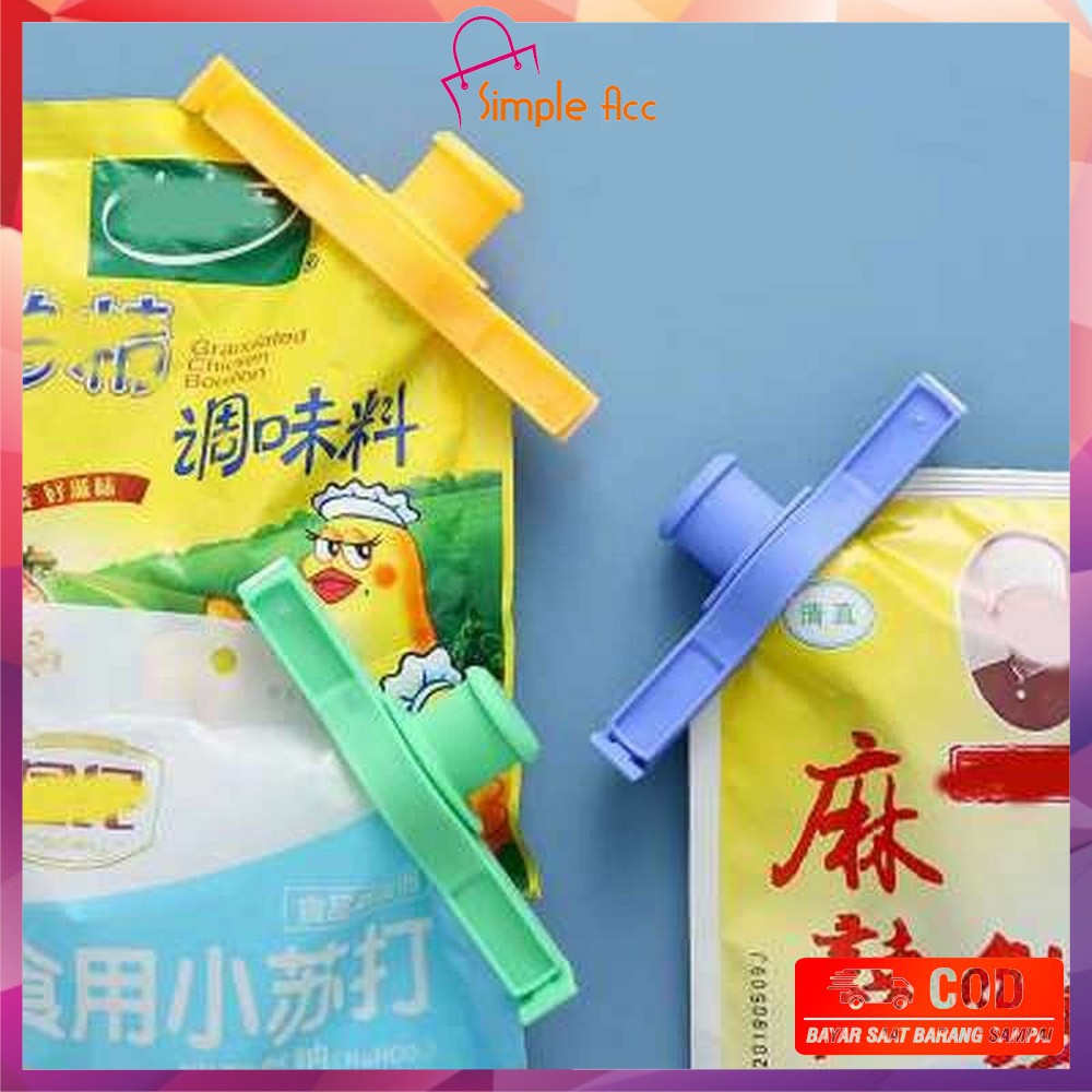 Jual ~cod~do C175 Klip Segel Plastik Penutup Makanan Clip Penjepit Kemasan Snack Makanan Food 7675