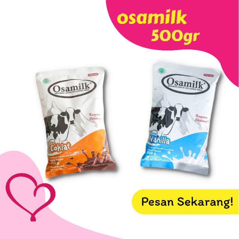 

Aneka susu gemuk Osamilk yosamilk milkcow 500gram