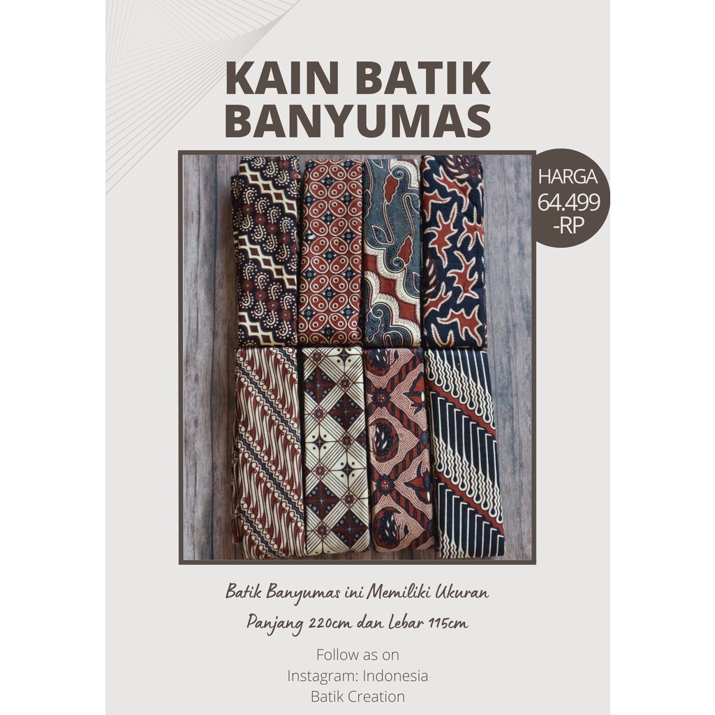 KAIN BATIK PANJANG KAIN SAMPING KEBAT BANYUMAS