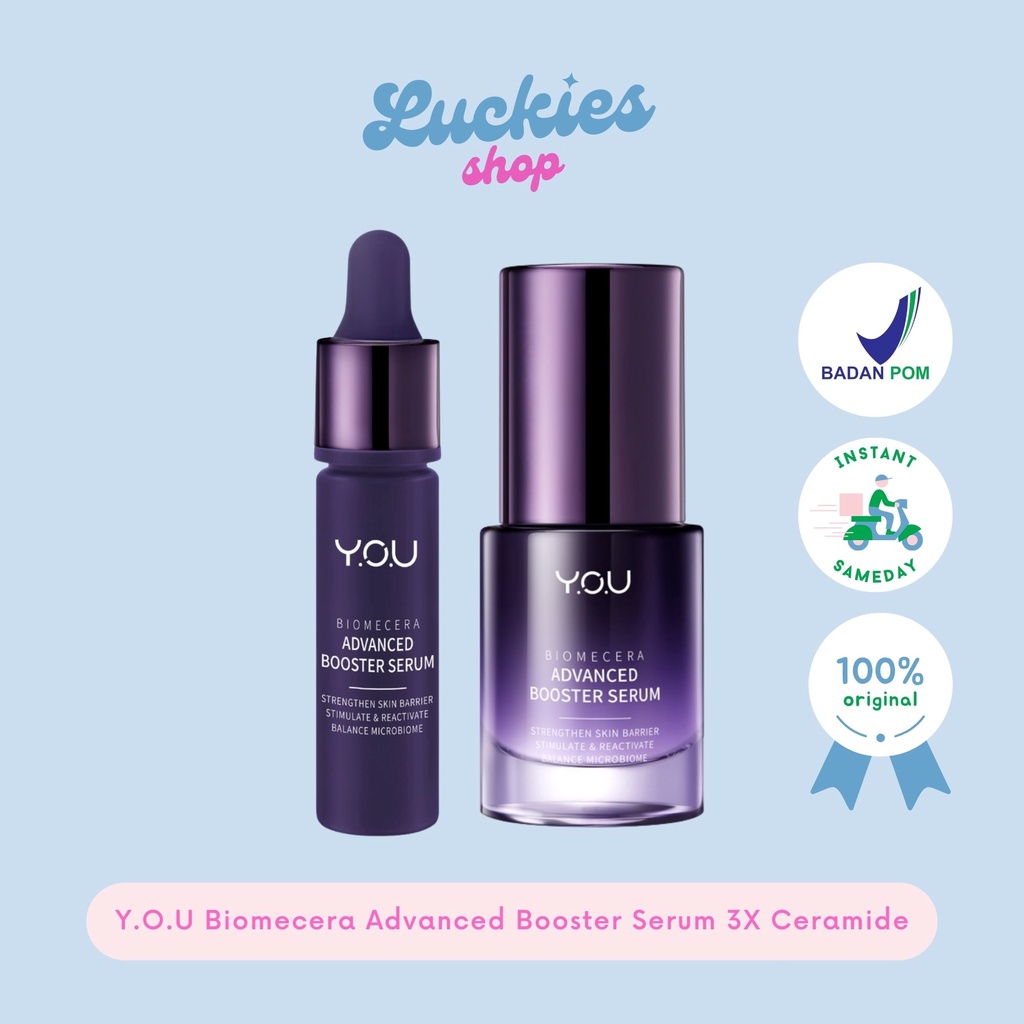 BPOM You Biomecera Advanced Booster Serum 3X Ceramide Skin Barrier Repair Serum Wajah Memperkuat Skin Barrier