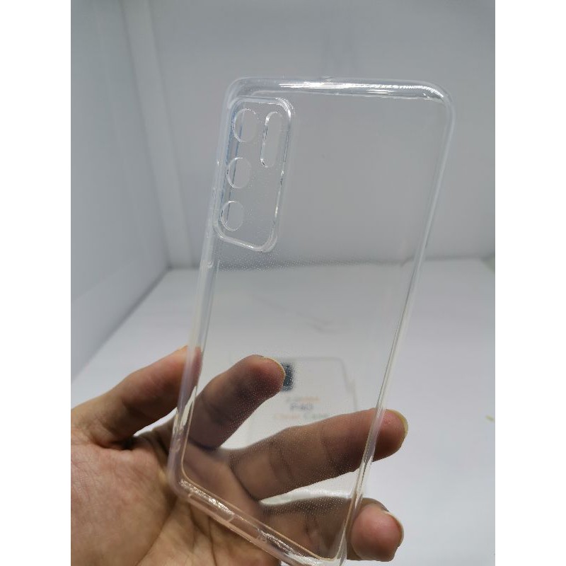 Huawei P40 Softcase Silicon Ultrathin Clear Case TPU Casing Bening Cover Transparan