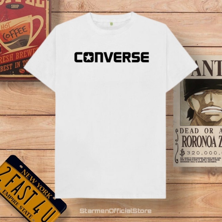 Kaos Distro Unisex CONVERS Katun Combed 30s / sablon polyflex /polyflex premium / Pakaian Pria Wanita Atasan Cowok Cewek /kaos kekinian / kaos viral / tshirt tumbrl tee basic /SIZE M , L , XL , XXL / kaus oblong oversize kaos murah best seller ready