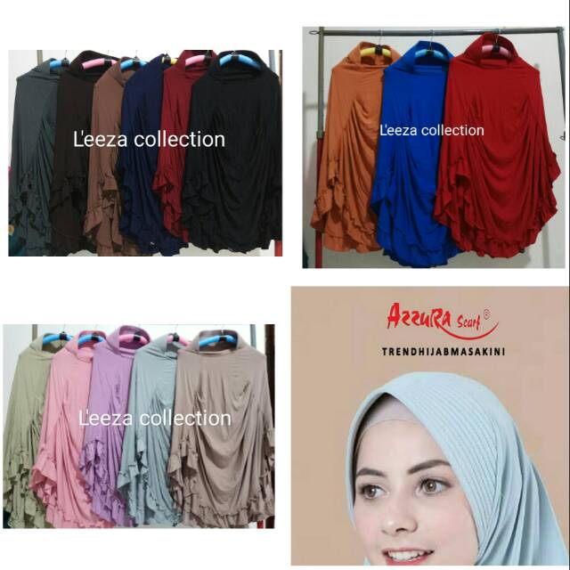 Daily Hijab instant syar’i by AZZURA /Bergo/ khimar