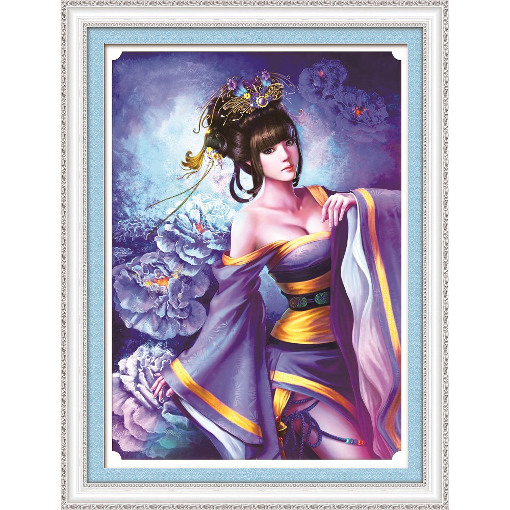 Paket DIY Craft Diamond Painting A9187 Oriental Lady Girl Princess