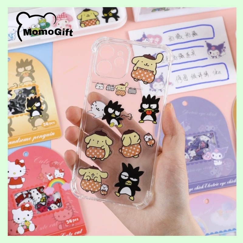 

Stiker Lucu Sanrio Group Pack Sticker Set 24 Pcs SN09