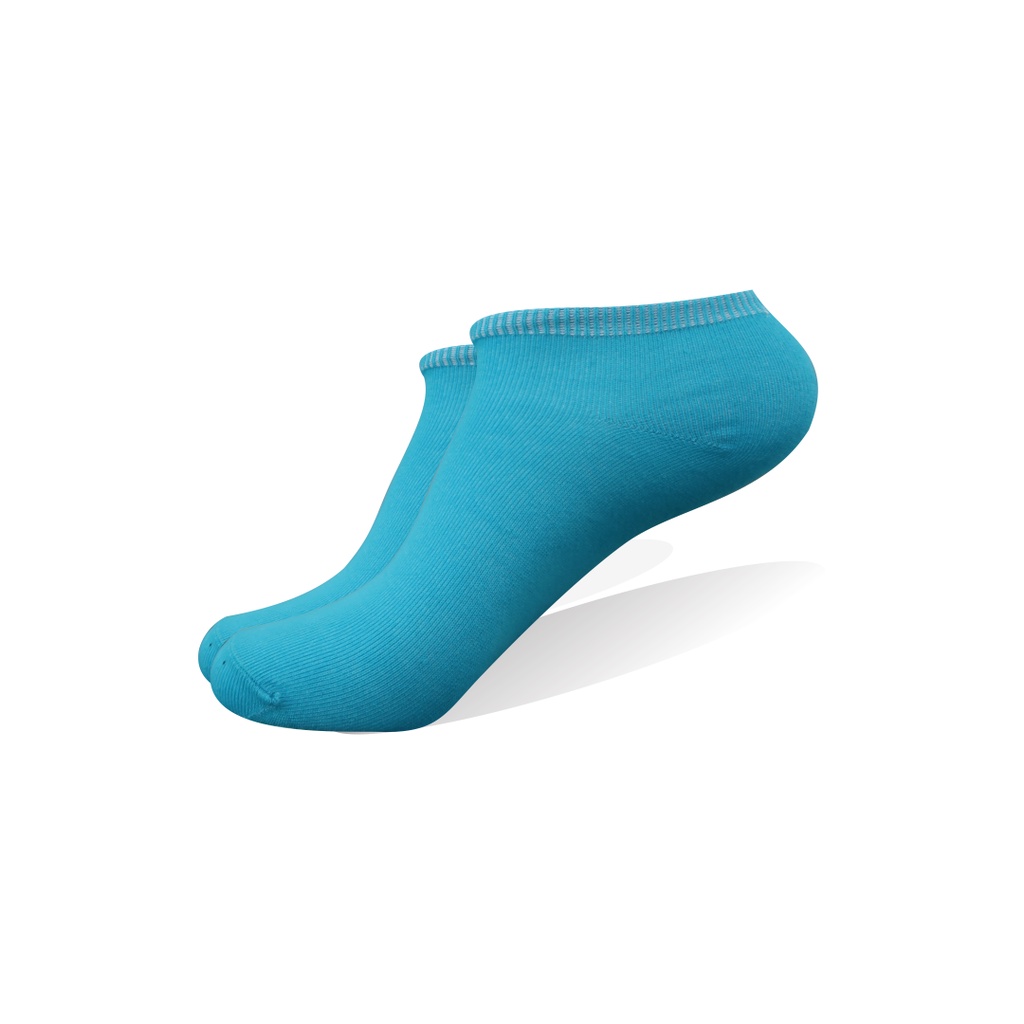 Kaos kaki Pendek / Mata Kaki  Ankle LowCut Polos (BISA PILIH WARNA)-MK- BIRU TOSCA