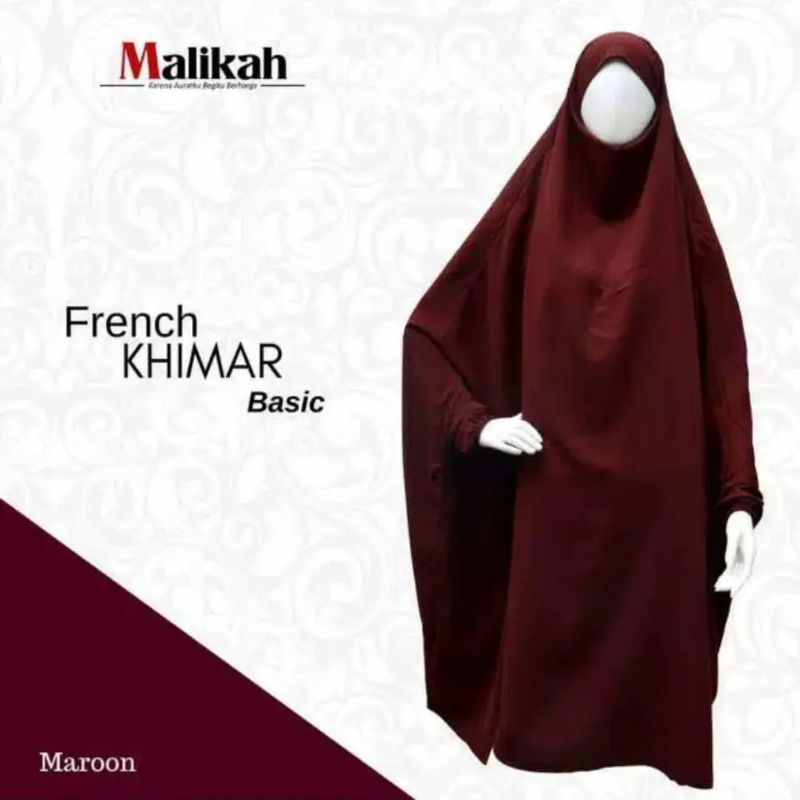 preloved french khimar set sirwal malikah size M