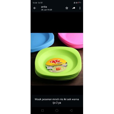 

piring plastik tebal